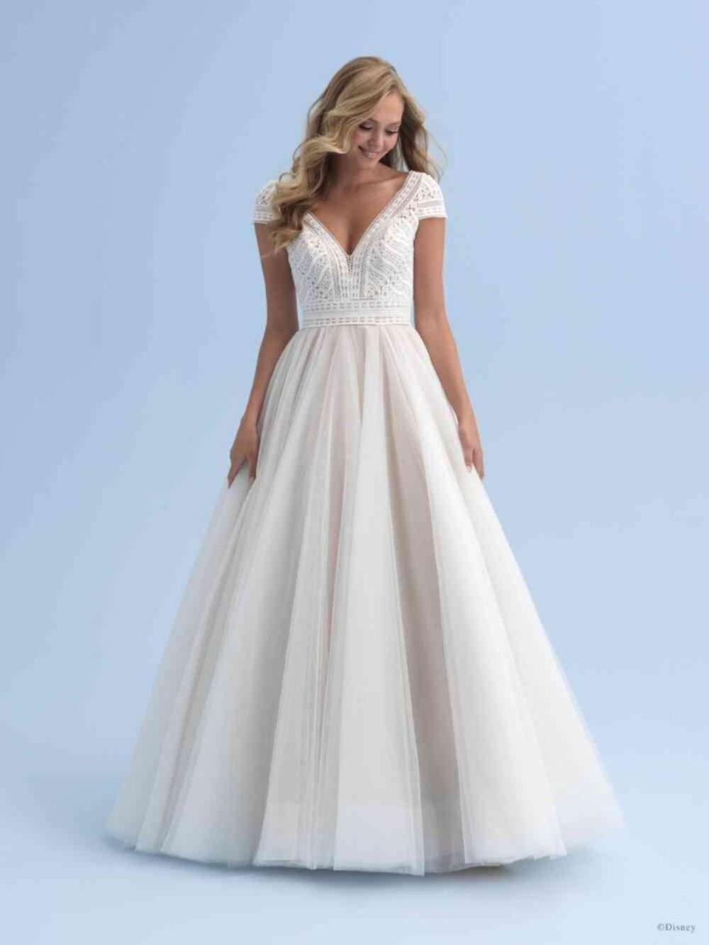 Allure Disney Rapunzel D316 Wedding Dress Ball Gown Size 8 Fits 4 - FREE Ship